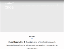 Tablet Screenshot of circa.co.za